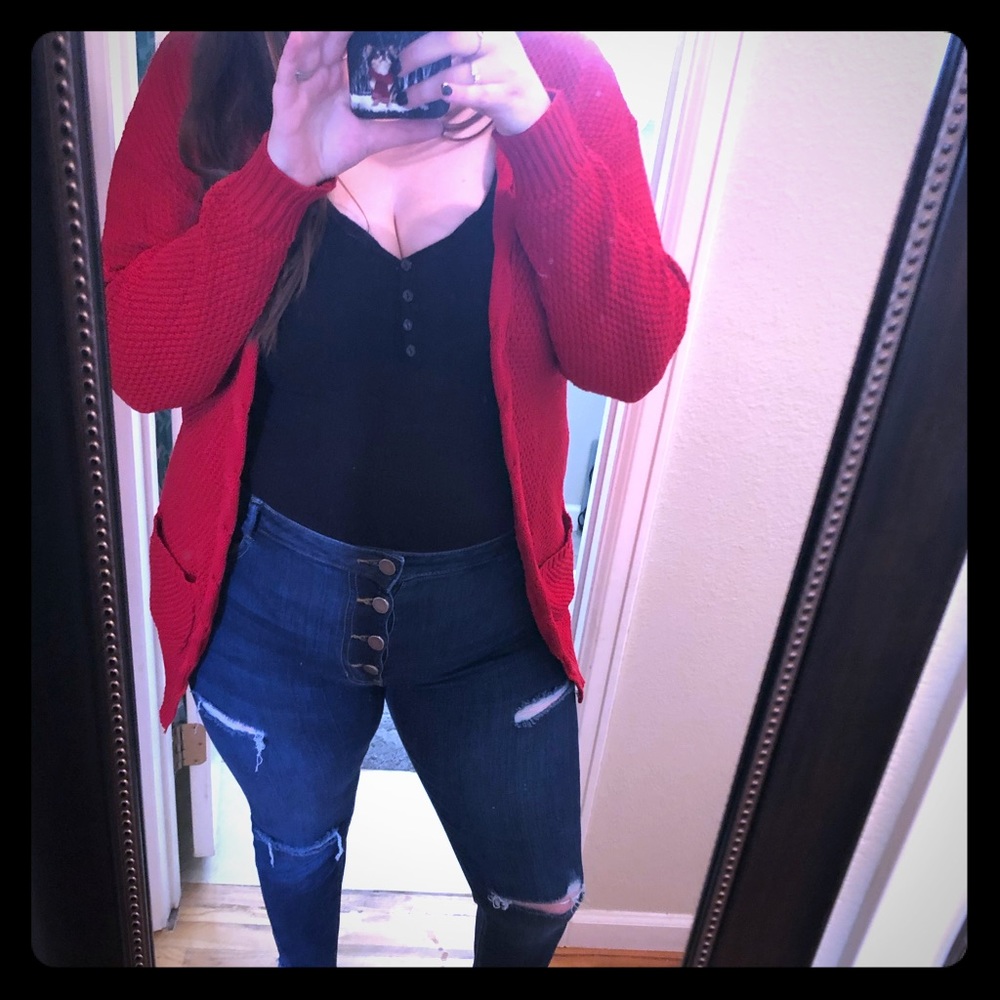 Boutique style chunky cardigan